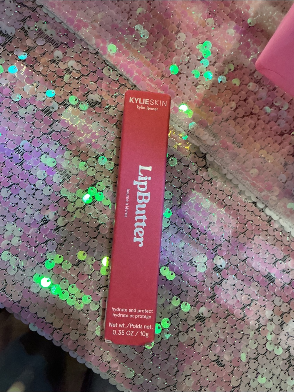 Kylie Skin LipButter Hydrating Lip Balm - Pink Packaging
